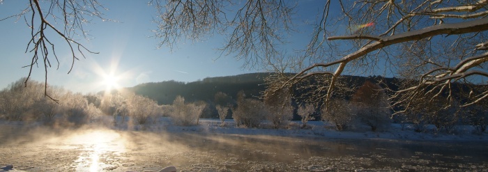 Wintertag im Naturpark Solling-Vogler